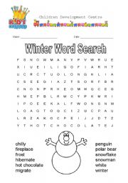 Winter Word Search