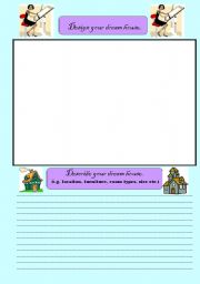 English Worksheet: Describe your dreamhouse