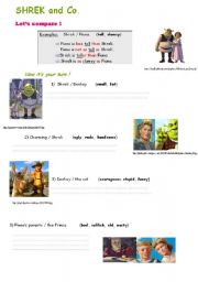 English Worksheet: Shrek