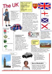 English Worksheet: The UK