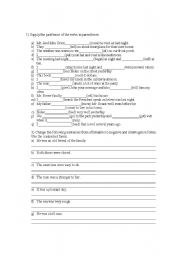 English worksheet: Simple Past