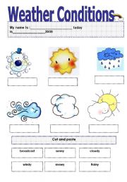 English Worksheet: Weather co.