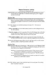 English worksheet: Job Fair role play