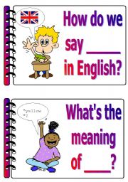 Classroom language set 3