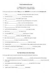 English Worksheet: mix of exercises