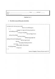 English worksheet: Leisure activities