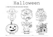 English Worksheet: Halloween