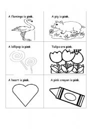English Worksheet: MY PINK BOOK
