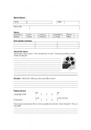 Movie Review Worksheet