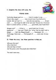 English Worksheet: articles a/an the