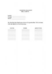 English Worksheet: simple english