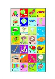 English Worksheet: Alphabet