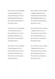 English Worksheet: third conditional