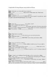 English Worksheet: future tense