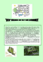 English Worksheet: Green building 