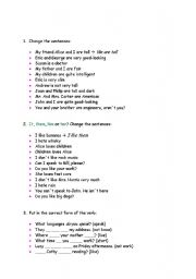 English Worksheet: Pronouns