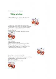 English worksheet: Waking up in Vegas