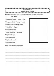 English Worksheet: animal Vocab