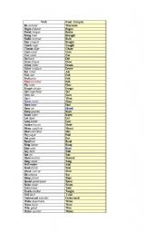 English Worksheet: Verbs in past