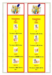 BOOKMARKS: Prepositions of Place & The Simpsons