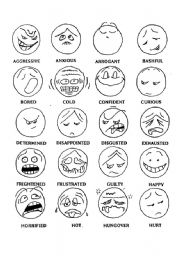 feelings and states of emotions