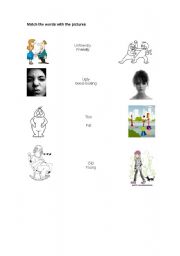 English worksheet: Adjectives