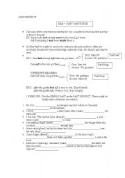 English Worksheet: PAST PERFECT