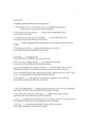 English Worksheet: English Test