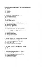 English worksheet: practice from novel the castle in the attic