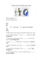English Worksheet: PRESENT PERFECT WITH EVER, YET, ALWAYS, JUST
