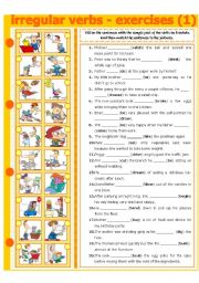 IRREGULAR VERBS - EXERCISE 1