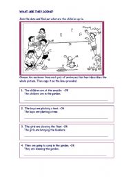 English worksheet: Improve observation skills