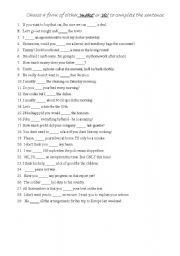 English Worksheet: make and do