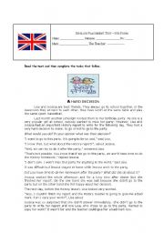 English Worksheet: English Placement Test