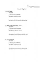 English worksheet: movies worksheet