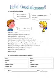 English Worksheet: Personal Identification