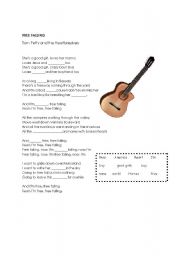 English Worksheet: Free Falling by Tom Petty