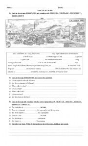 English Worksheet: Practical task