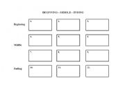 English Worksheet: Narrative Writing Templates