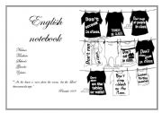 English Worksheet: English notebook