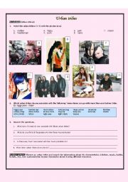 English Worksheet: Fashion and urban tribes