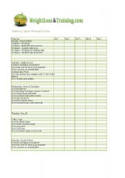 English Worksheet: Channing Tatum Workout Routine