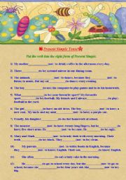 Present Simple Tense. Positive and Negative Sentences.