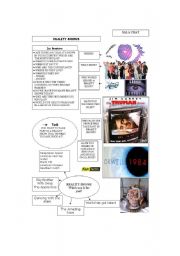 English Worksheet: Reality Shows