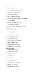 English Worksheet: passives