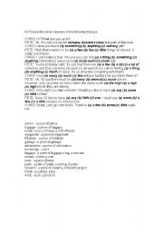 English worksheet: Shopping