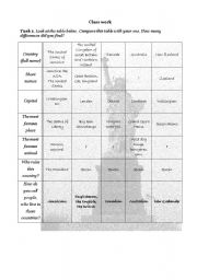 English worksheet: Countries