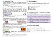 English Worksheet: BREAK THOSE BAD HABITS. text with exercises to follow.