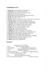 English Worksheet: Useful Phrasal Verbs