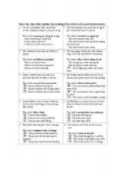 English Worksheet: Simile and Metaphor Worksheet